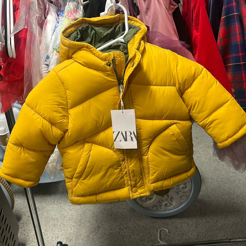 Toddler Zara Puffer coat NWT